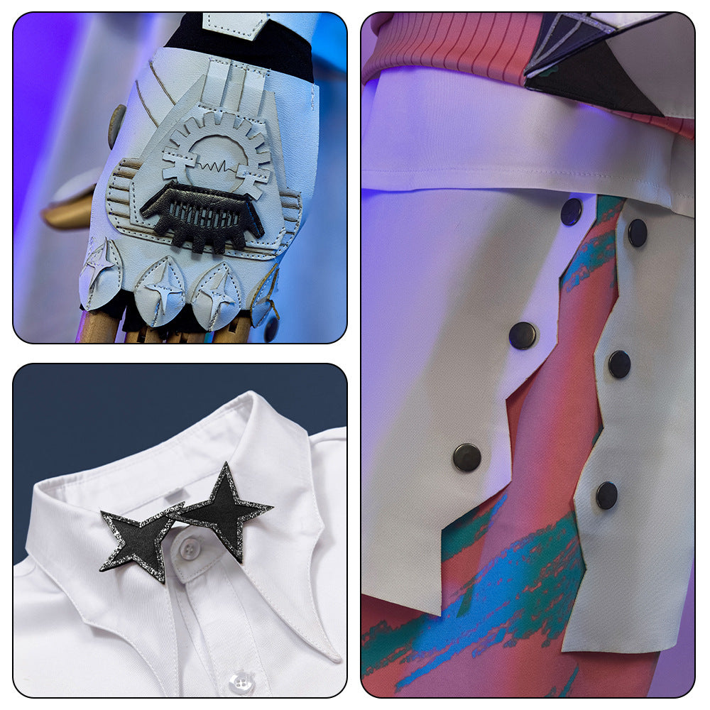 Vtuber Nijisanji Hero Group Akagi Fumi Pre-transformation Cosplay Costume - Halloweez