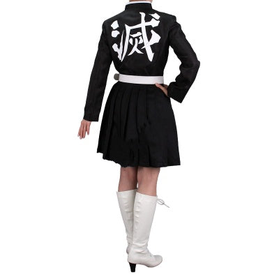 Kanao Tsuyuri Demon Slayer Corps Uniform Premium Cosplay Costume Set - Halloweez