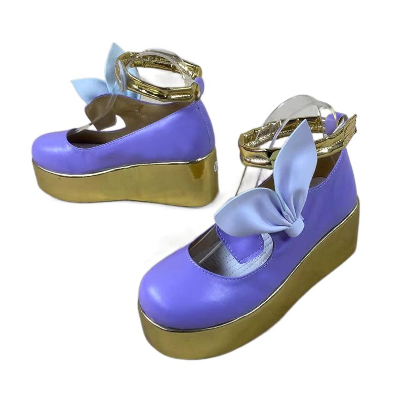 1974 Honor of Kings Xiao Qiao Lilac Knot Cosplay Shoes for Anime Expo Performance - Halloweez