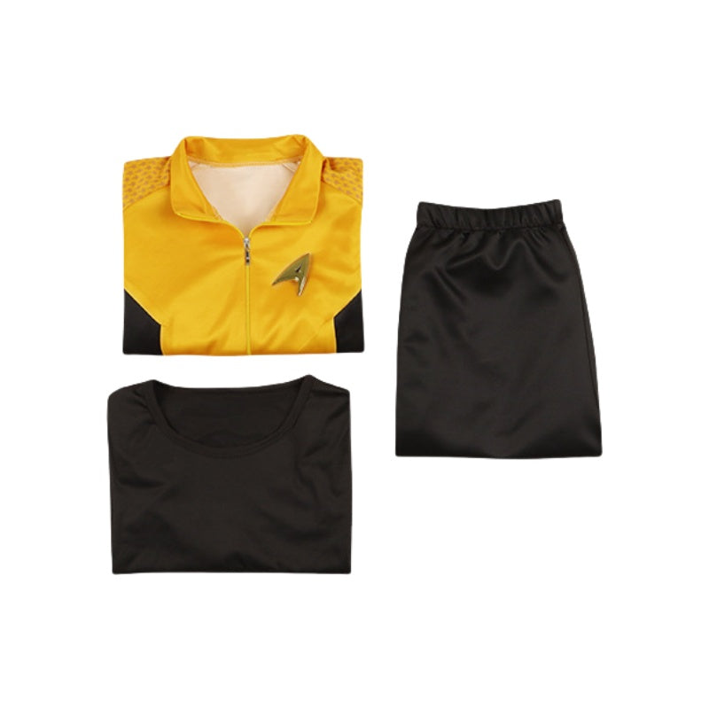 Star Trek Strange New Worlds First Officer Uniform Cosplay Costume for Halloween Role Play - Halloweez