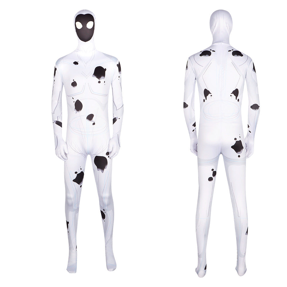 Marvel Spider-Man Across the Spider-Verse The Spot White Bodysuit Cosplay Costume - Halloweez