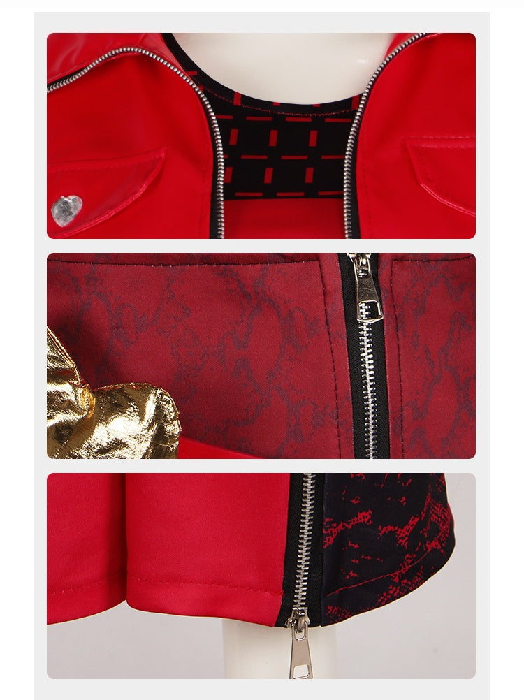 Descendants: The Rise of Red Princess Cosplay Costume - Red Princess Outfit for Performance
