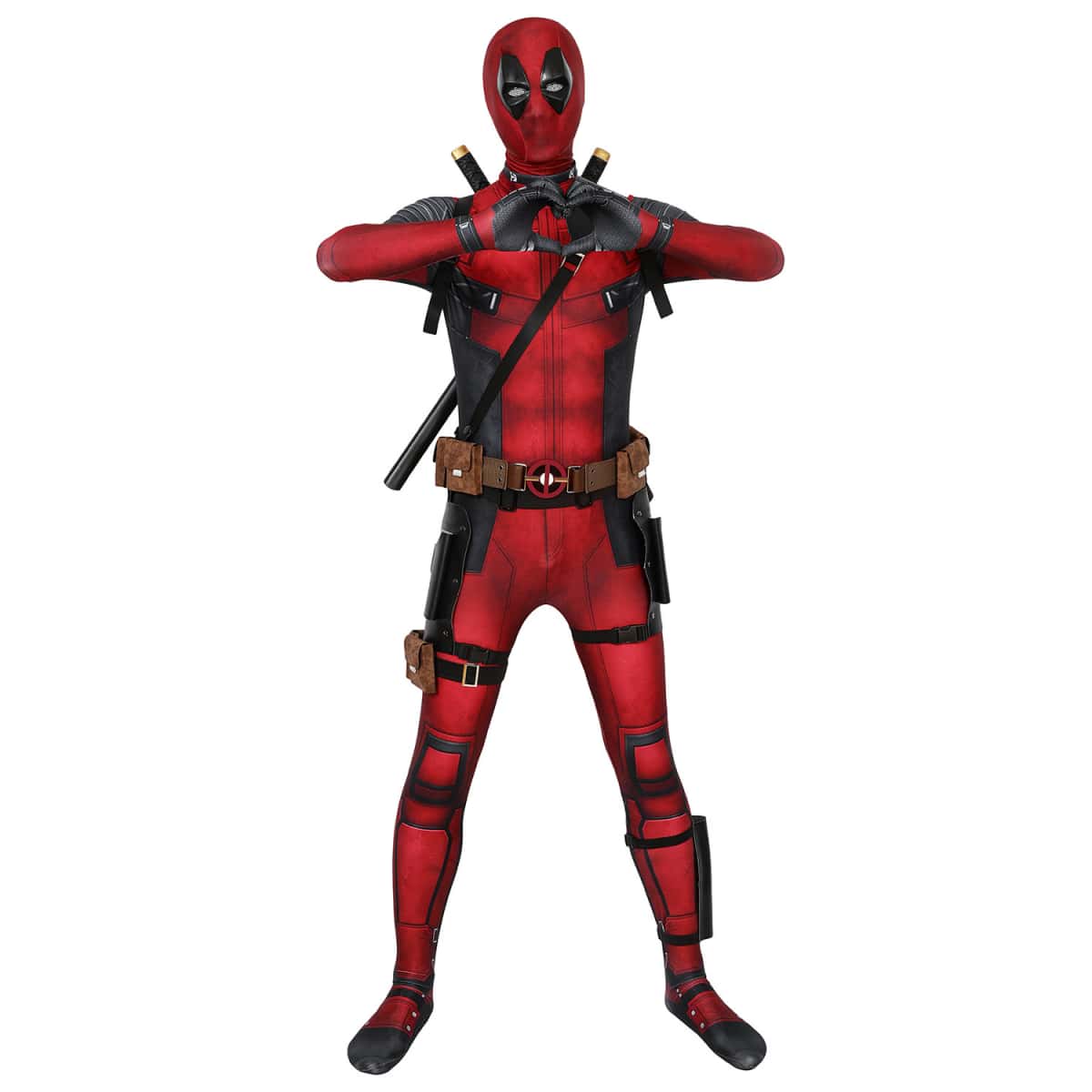 Deadpool Wade Wilson Cosplay Costume, Custom High-end for Halloween & Comic Con - Halloweez