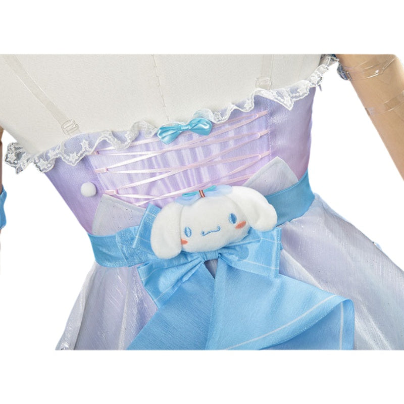 Cinnamoroll Dream Yao Cosplay Costume Sanrio Collaboration Anime Cosplay Outfit Full Set - Halloweez