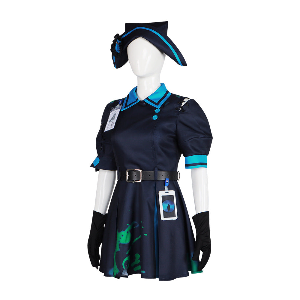 Eggy Party Chaser Nurse Heather Cosplay Costume for Adults & Kids Halloween Game Party - Halloweez