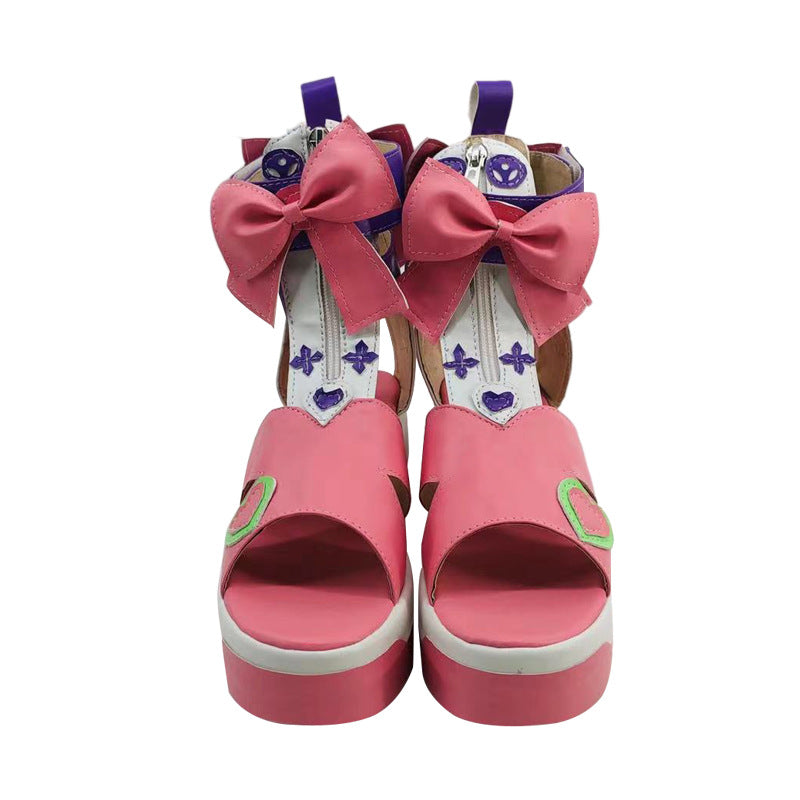 The Idolmaster Cinderella Girls Dreaming Liya Meng Cosplay Shoes for Anime Conventions - Halloweez