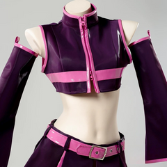 2.5 Dimensional Seduction Miriela Cosplay, Custom Leather Outfit for Halloween & Comic Con