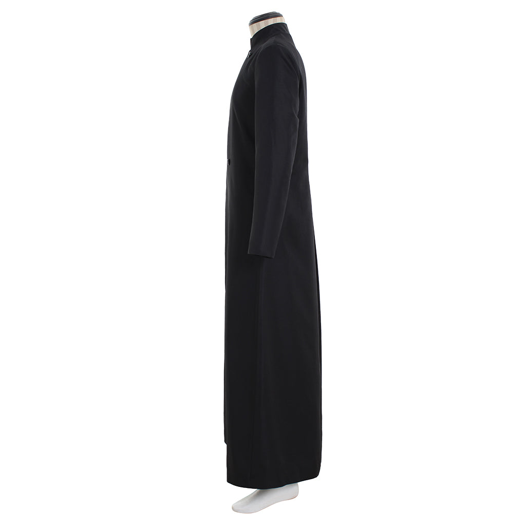 Men's Double Breasted Choir Cassock Robe - Halloweez Clergy Vestment for Religious and Cosplay Events