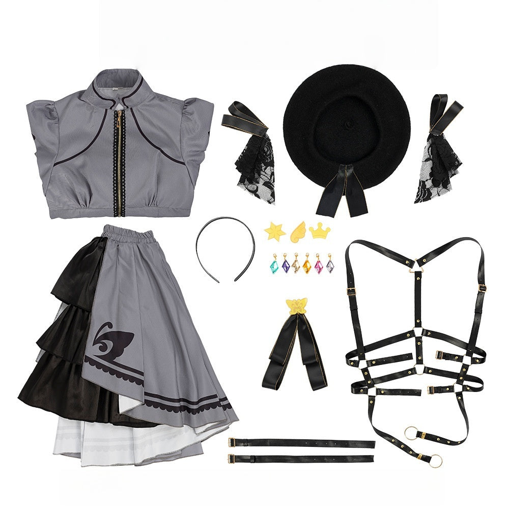 The Idolmaster Million Live! Shiraishi Kitazawa Cosplay Costume Anime Dress - Halloweez