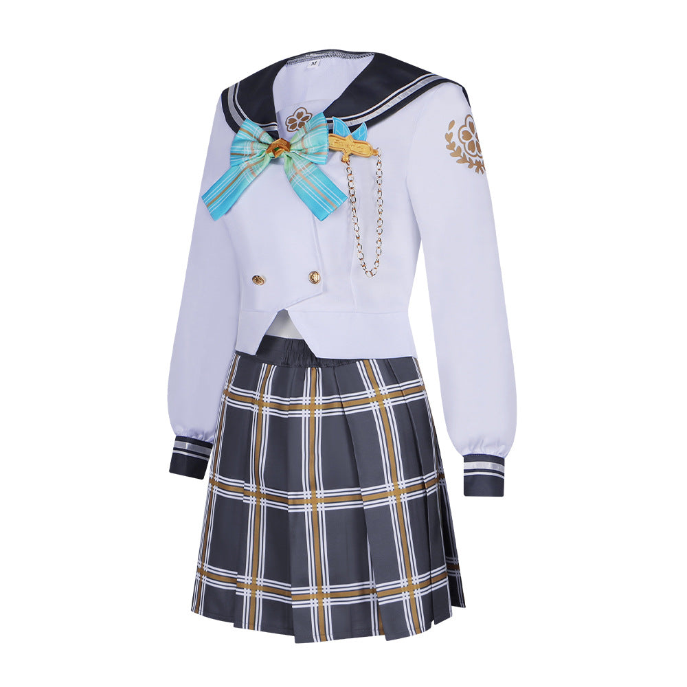 Honkai: Star Rail Firefly Cosplay Costume - Complete Set for Anime Conventions and Roleplay, High-Quality JK School Uniform Outfit