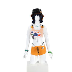 Zenless Zone Zero Ling Summer Sky Swimsuit Cosplay Costume - Game Character Outfit - Halloweez