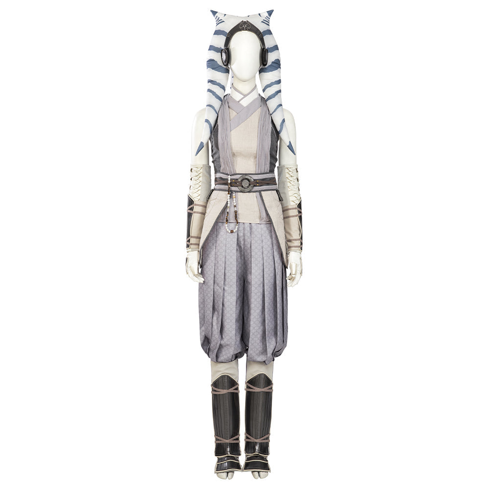Halloweez Ahsoka Tano White Star Wars Cosplay Costume - Halloweez