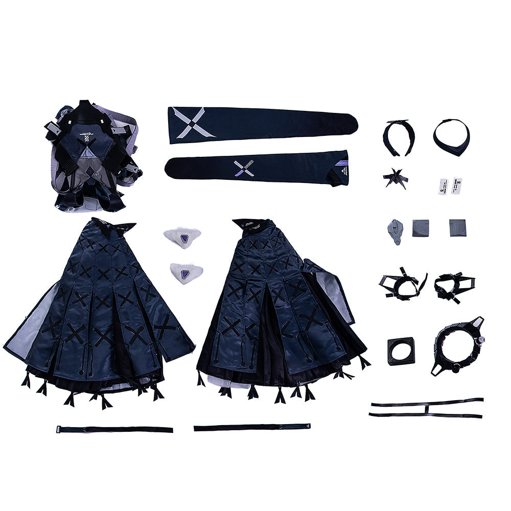 Disfraz de cosplay de Crimson Abyss n.º 21 de Halloween: aspecto inspirado en Punishing: Gray Raven
