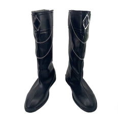 Genshin Impact Fatui Harbinger Captain Cosplay Shoes for Anime Conventions - Halloweez