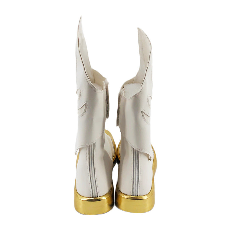Genshin Impact Lumine Cosplay Shoes for Anime Conventions and 2D Performances - Halloweez