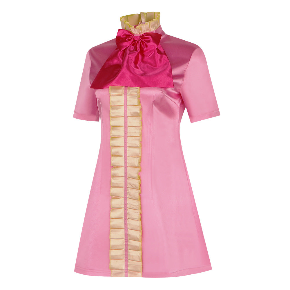 One Piece Venom Pink Vinsmoke Reiju Cosplay Costume Anime Role Play Dress