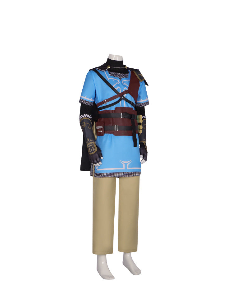 Legend of Zelda Breath of the Wild Tears of the Kingdom Link Cosplay Costume - Game Character Performance Outfit