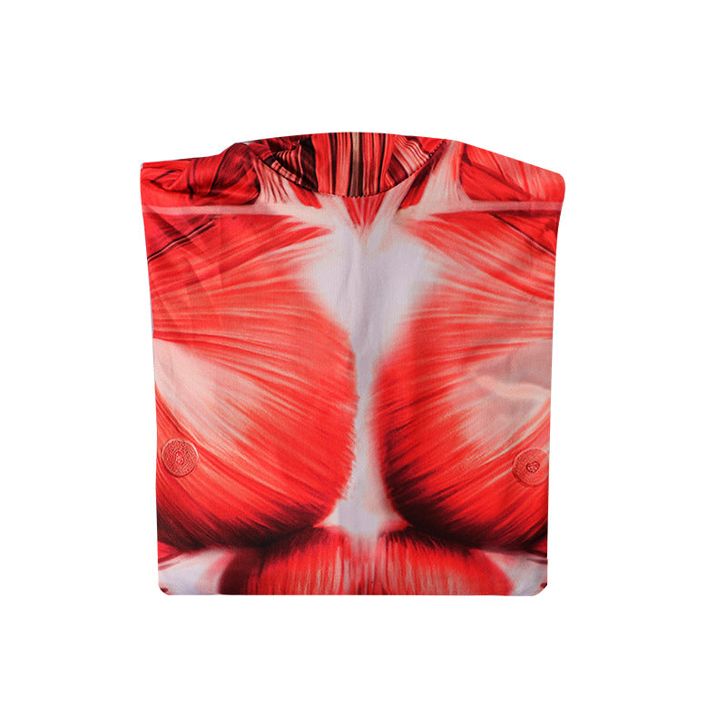 Attack on Titan Colossal Titan Muscle Suit Jumpsuit Cosplay Halloween Costume - Halloweez