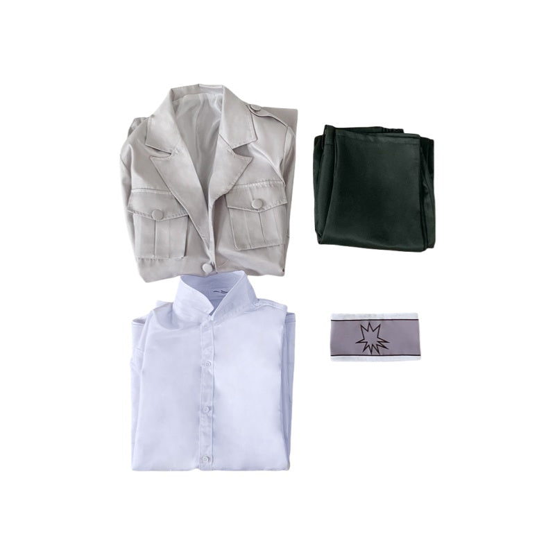 Attack on Titan Eren Yeager Cosplay Uniform - Survey Corps Full Set - Halloweez