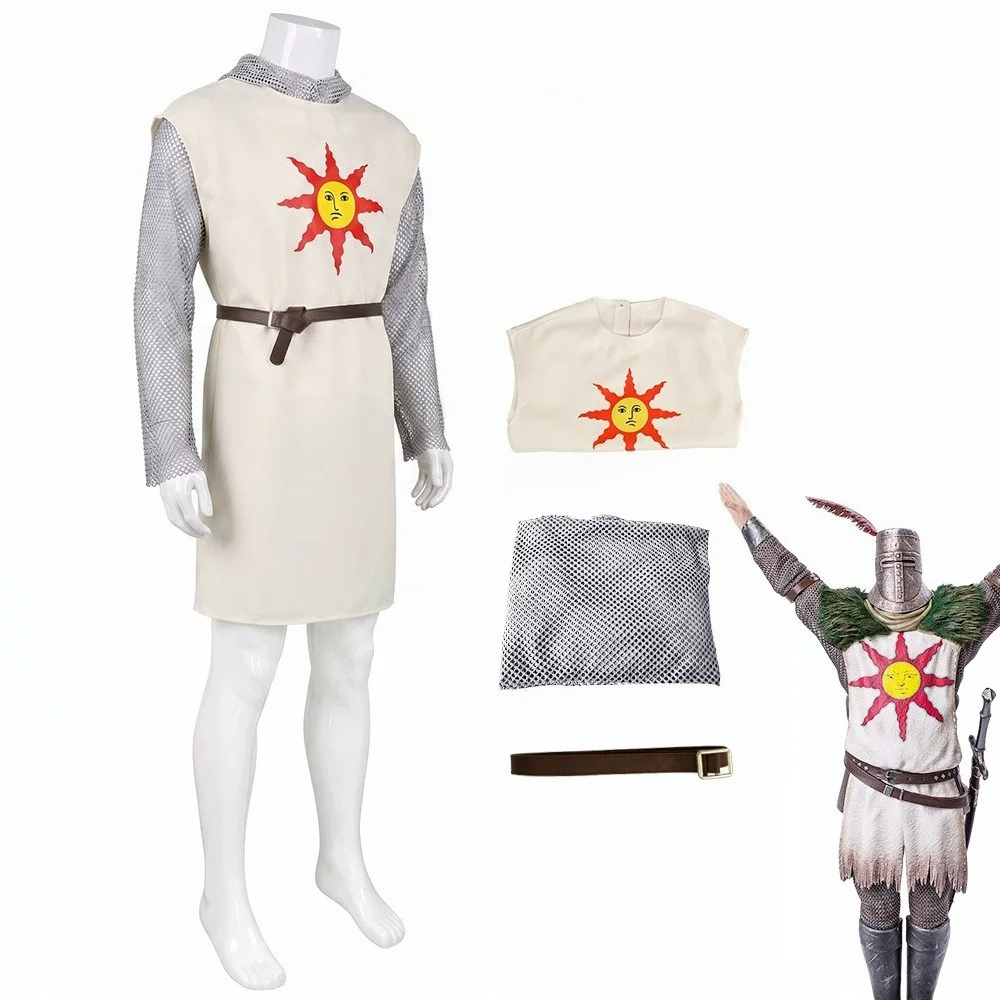 Dark Souls Solaire Cosplay Costume, Custom Outfit for Halloween & Game Expo