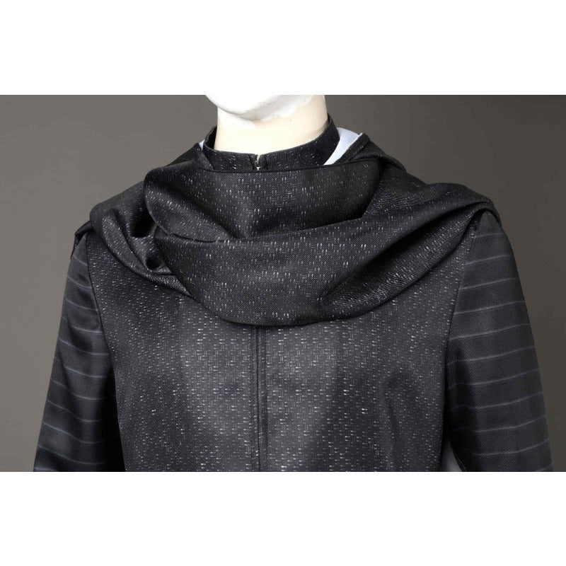 Halloweez Kylo Ren Costume for Adults - Premium Black Cloak and Mask Outfit