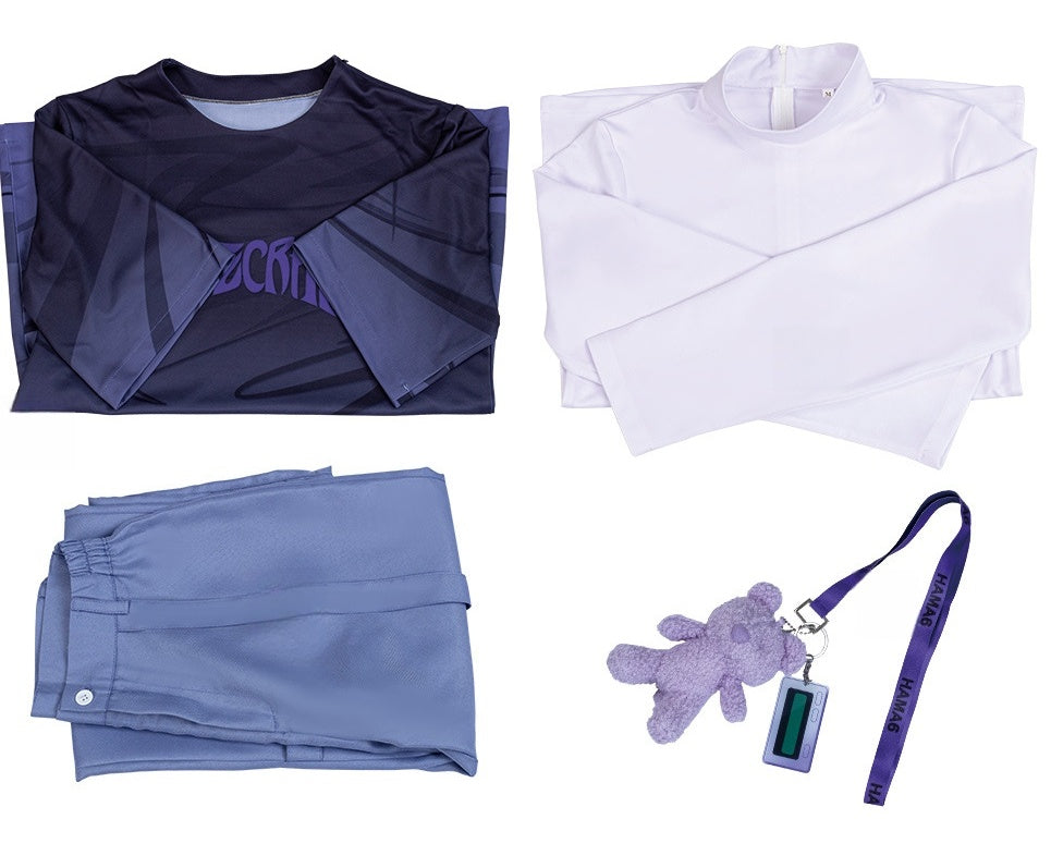 18TRIP Kakugari Kurodo Cosplay Costume Anime Game Unisex T-Shirt Outfit - Halloweez