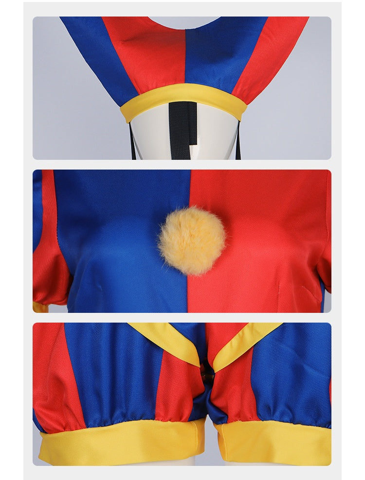The Amazing Digital Circus Pomni Cosplay Costume - Perfect for Fans and Collectors - Halloweez