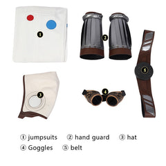 Halloweez Polka-Dot Man Costume - The Ultimate Suicide Squad 2 Cosplay Halloween Outfit with Shoes