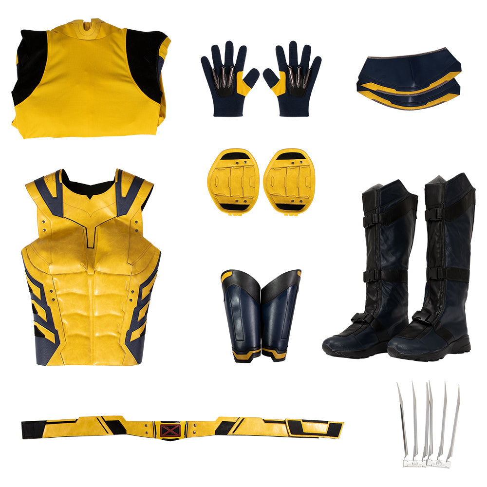 Premium Halloweez Wolverine Cosplay Costume from Deadpool 3 - Authentic Movie Look