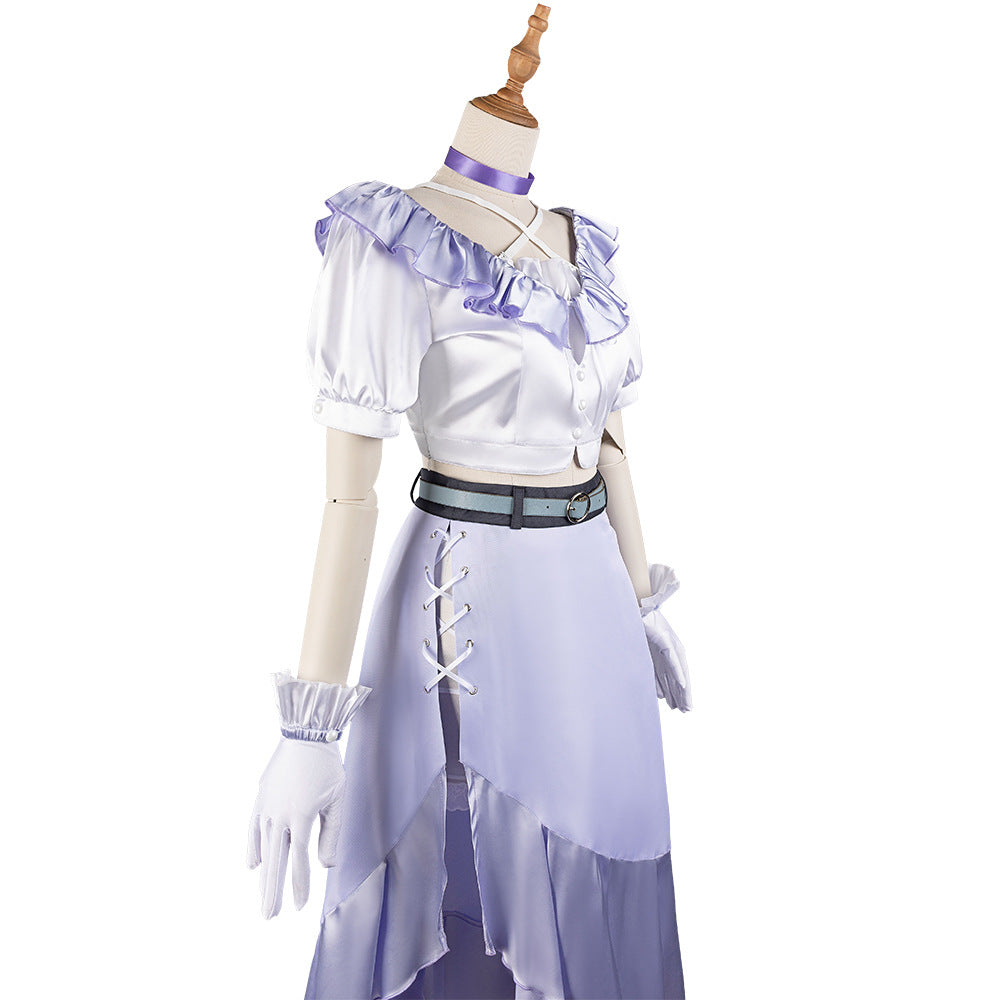 School Idol Master Himesaki Ripa Cosplay Costume Anime Game Dress - Halloweez
