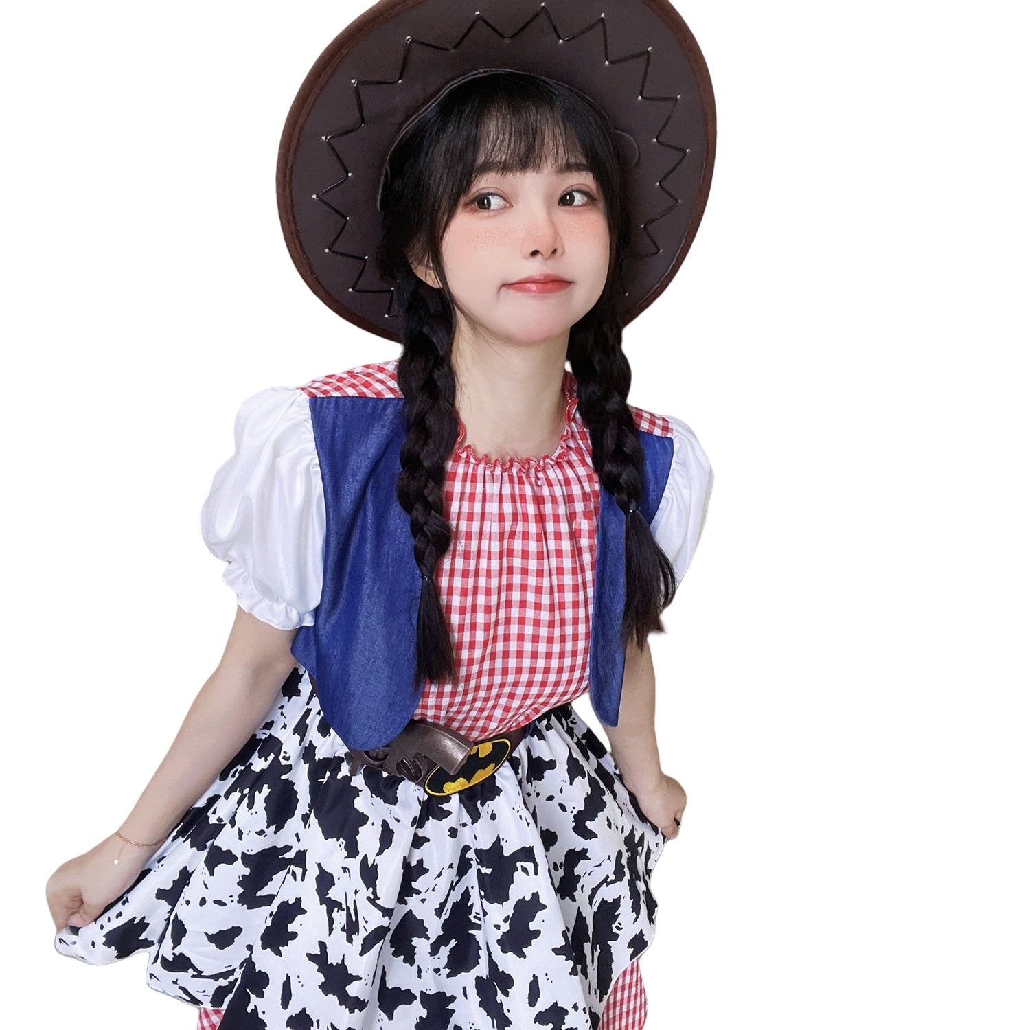 Toy Story Woody's Girlfriend Western Cowboy Outfit Halloween Cosplay Costume - Halloweez