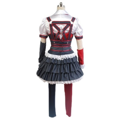 Batman Arkham Asylum Harley Quinn Cosplay Costume for Women - Joker Girl Outfit - Halloweez