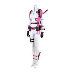 Halloweez Gwenpool Cosplay Costume - Comic Gwen Poole Halloween Suit for Women and Men