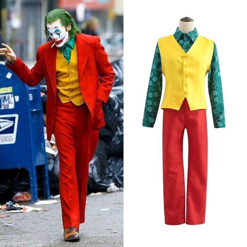 Joaquin Phoenix Joker Cosplay Costume for Halloween and Movie Themed Parties - Halloweez