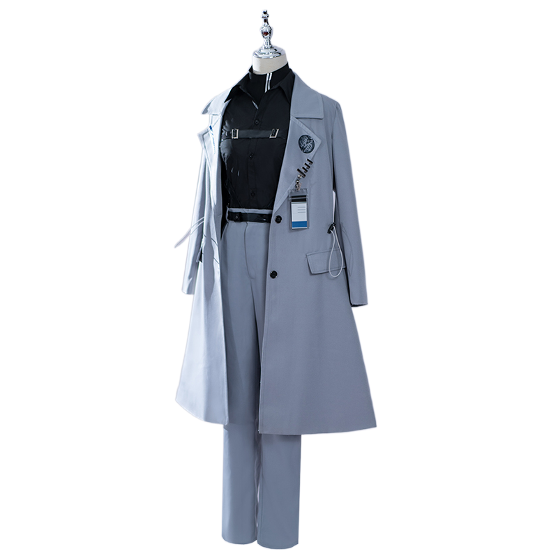 Warden Eternal Cosplay Costume - No Return Cosplay Outfit Player Trench Coat Cloak Cosplay Suit for Anime Fans