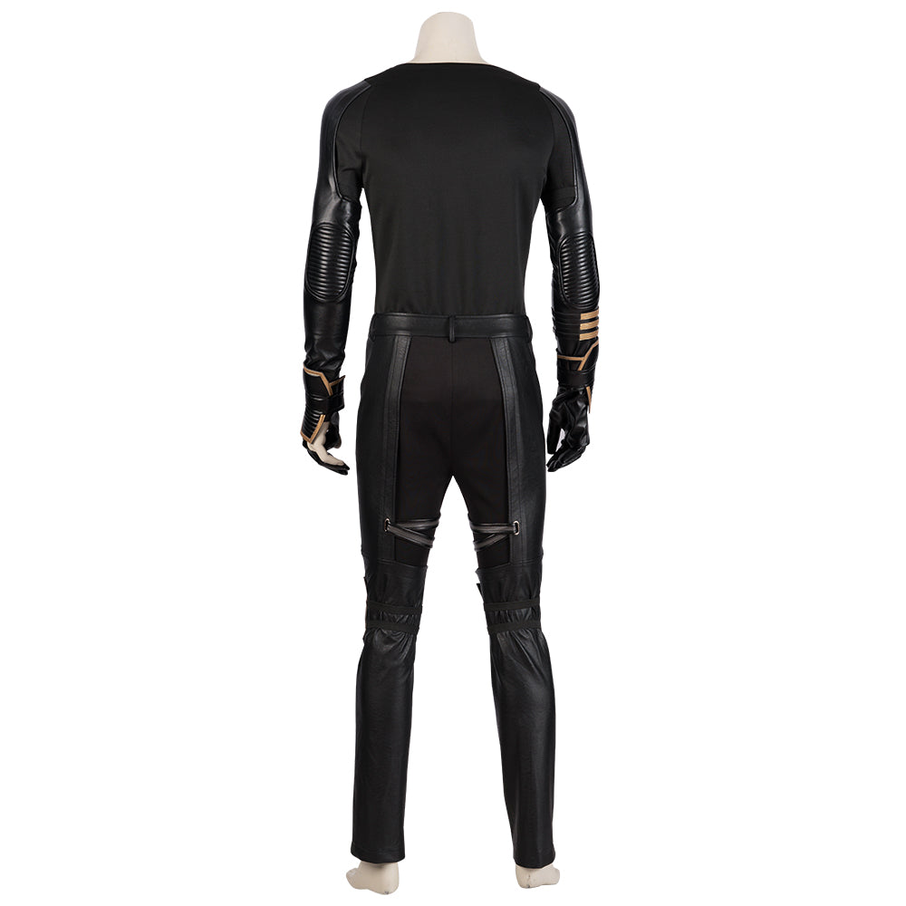 Avengers 4 Hawkeye Ronin Cosplay Costume, Samurai Style Warrior Outfit Full Set for Men - Halloweez