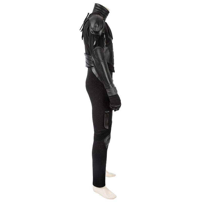 Halloweez Black Noir Cosplay Jumpsuit - The Ultimate Halloween Superhero Costume for Adults