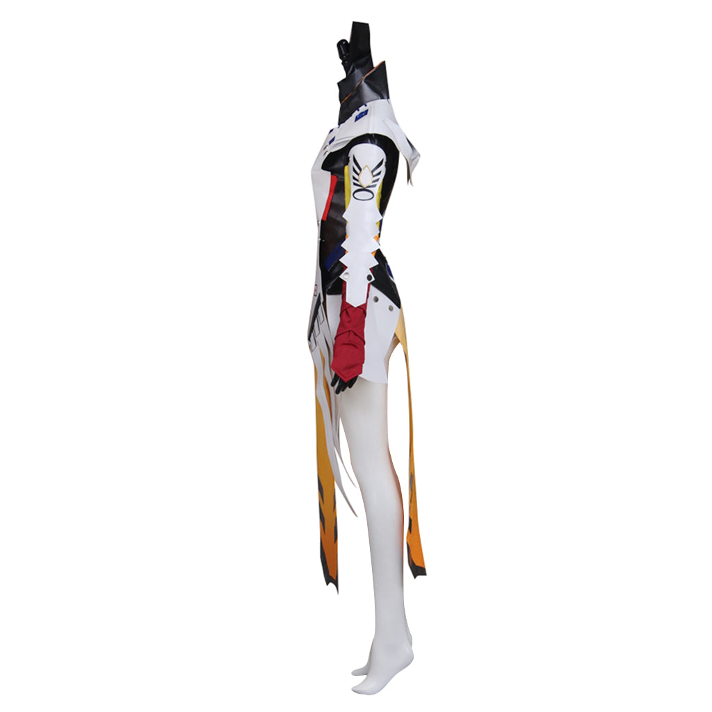 Halloweez Game Mercy Cosplay Outfit – Stylish Jumpsuit for Enthusiasts and Cosplay Gatherings