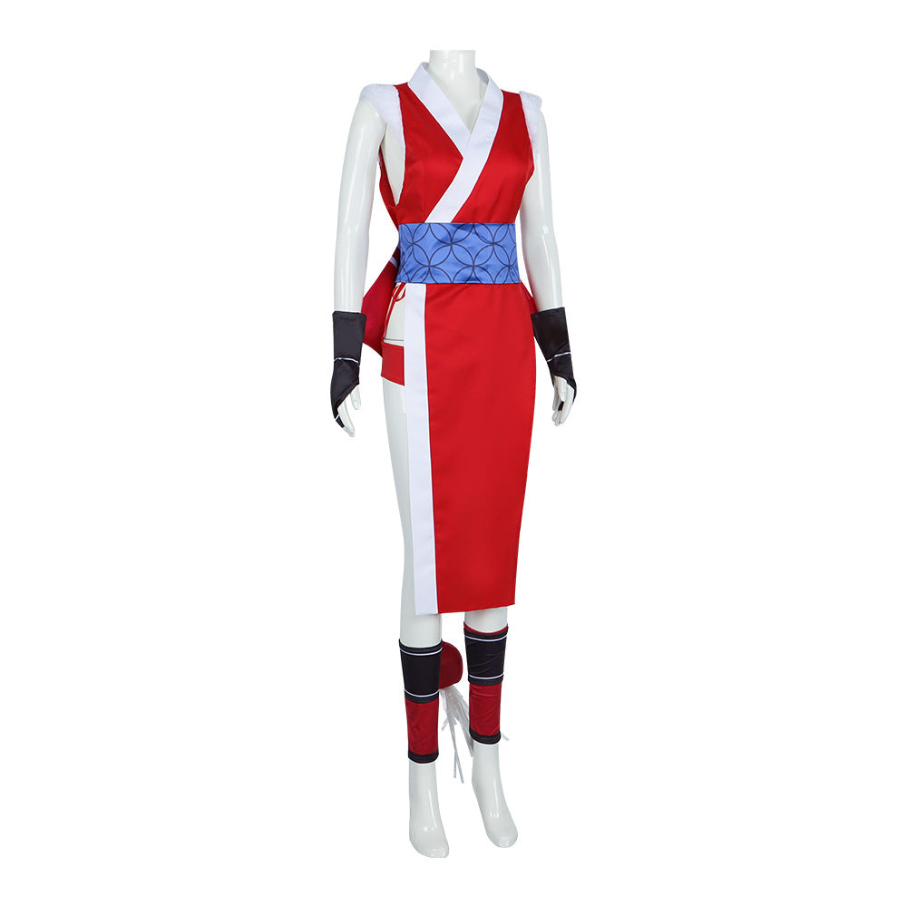 Street Fighter 6 Mai Shiranui Cosplay Costume Sexy Cheongsam Game Character Outfit