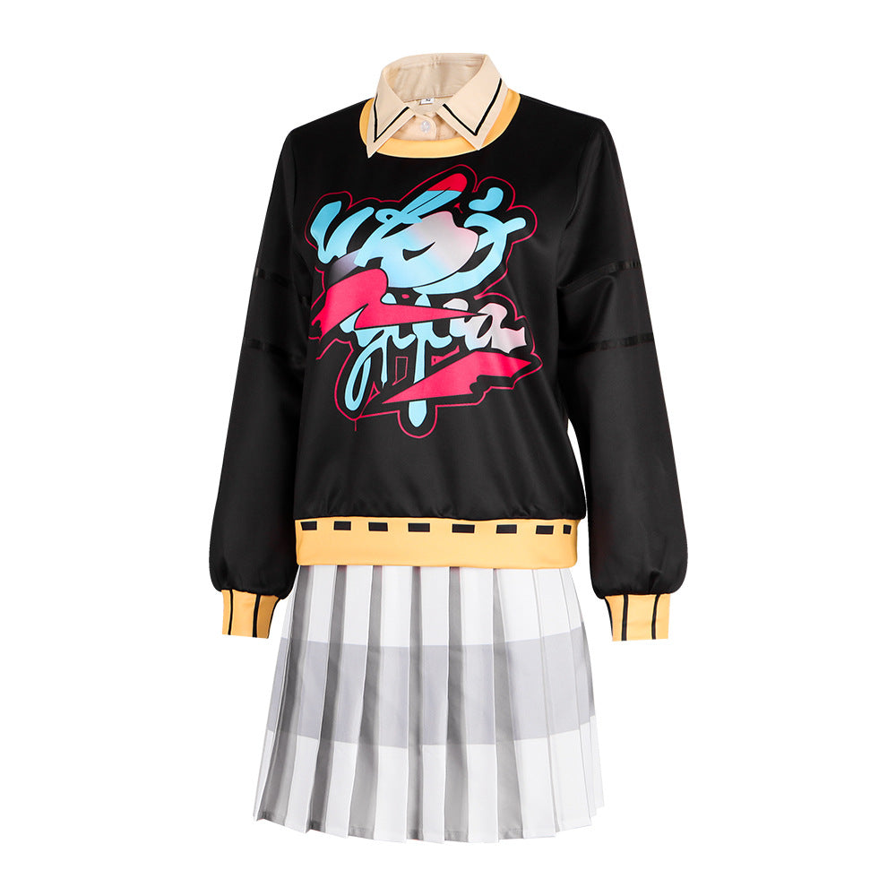 Persona 5 Arai Suwa Cosplay Costume Phantom of the Night P5X Game Same Suit Clothing Full Set - Halloweez