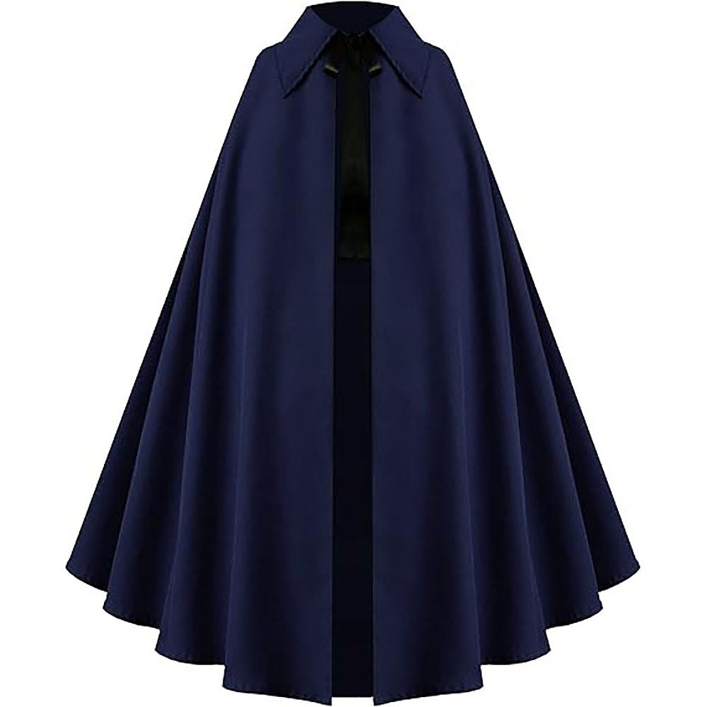 New Medieval Victorian Steampunk Gothic Cape Cloak for Halloween Cosplay - Halloweez