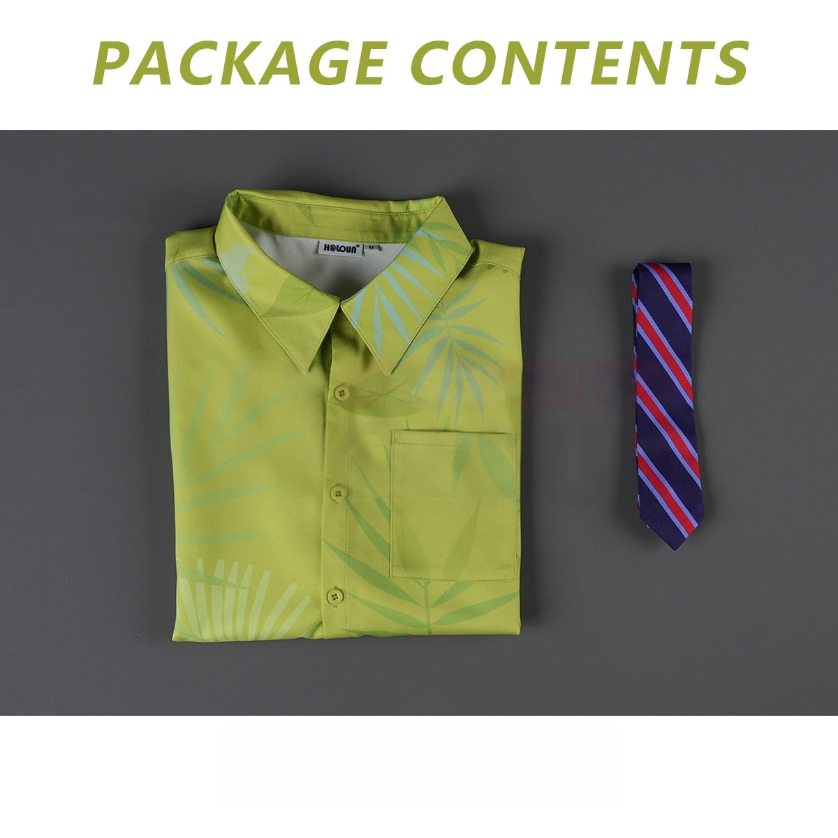 Nick Wilde from Zootopia Cosplay Costume Shirt and Tie Set for Halloween