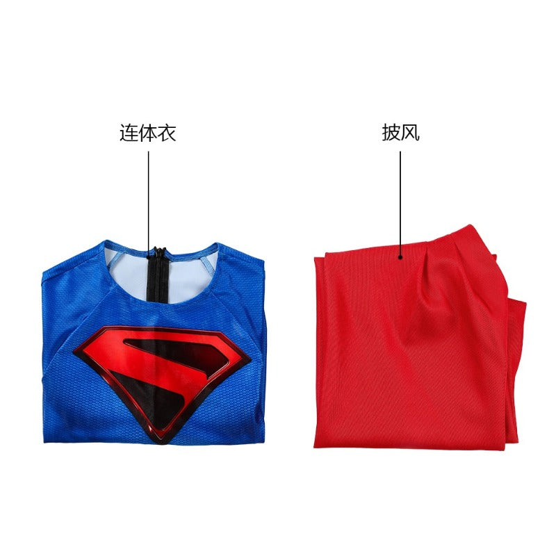 Halloweez Superman Kal-El Clark Kent Kids Cosplay Costume