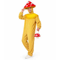 Adult Mushroom Cosplay Costume, Custom Outfit for Halloween & Forest Theme Party
