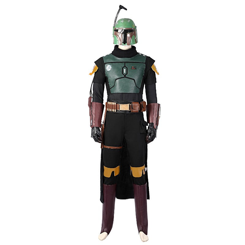 Halloweez Star Wars Boba Fett Full Set Cosplay Costume - Authentic Halloween Outfit for Enthusiasts