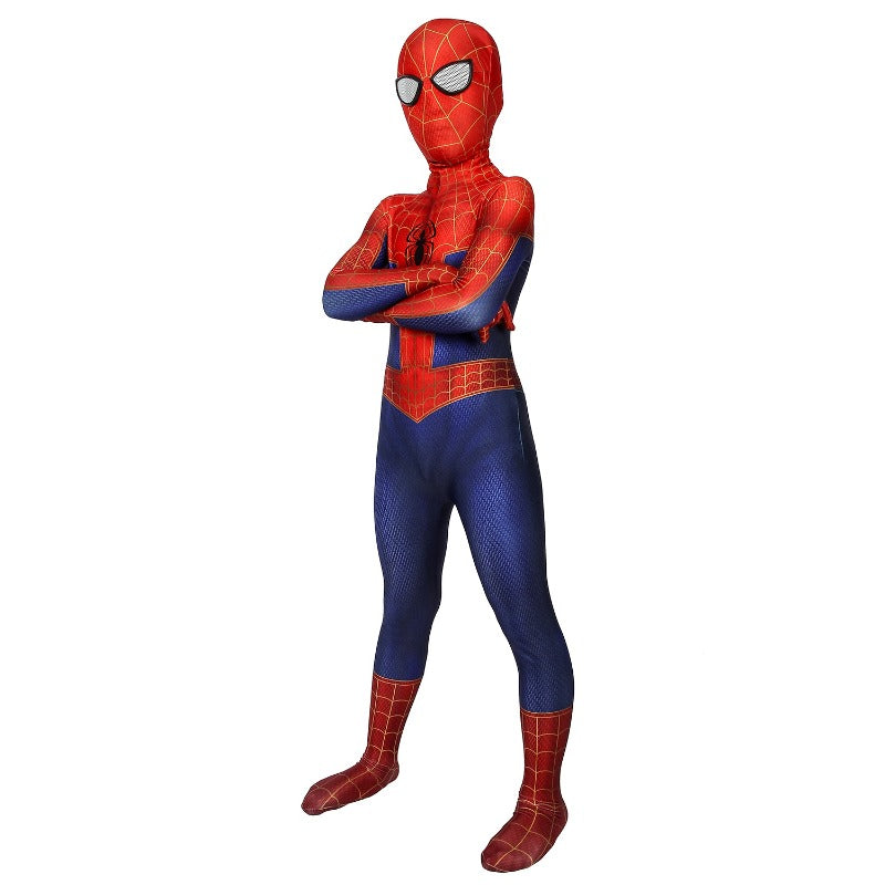 Costume de cosplay Spider-man Peter Parker pour enfants - Parfait pour Halloween