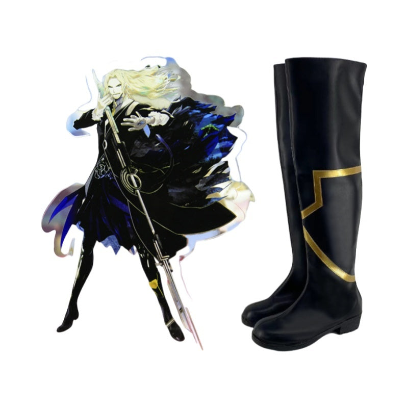 1522FateApocrypha Vlad III Cosplay Shoes for Anime Conventions - Halloweez