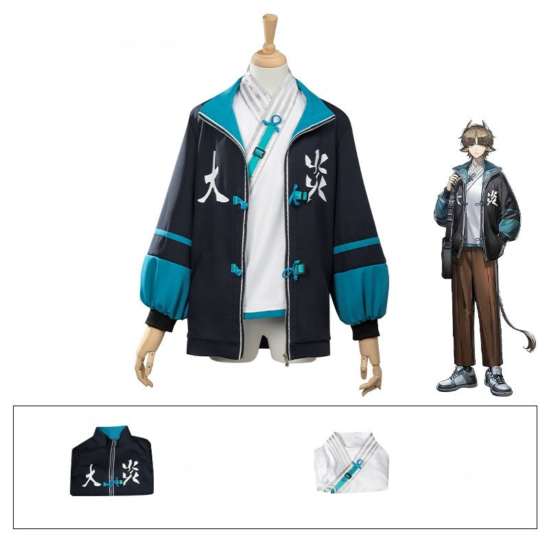 Arknights Yan Costume Daily Cosplay Set or Single Coat for Halloween - Halloweez