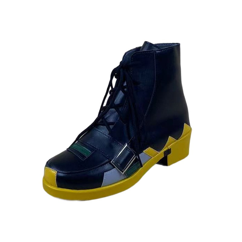 1615 Zenless Zone Zero Asakura Yuuma Cosplay Shoes for Anime Conventions - Halloweez