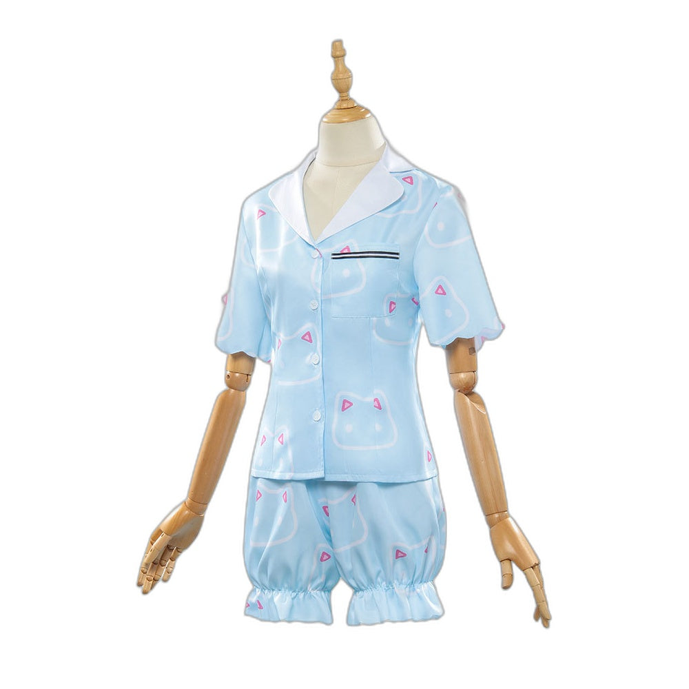 Blue Archive Hase Yuuka Cosplay Women's Pajamas Set - 2D Anime Costume - Halloweez